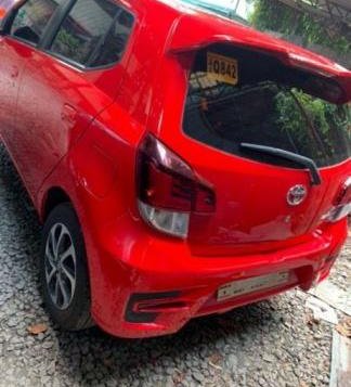 Sell Red 2018 Toyota Wigo at Manual Gasoline at 2800 km in Quezon City-5