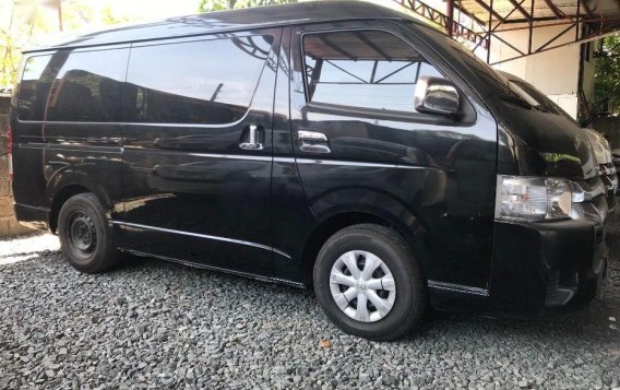 Black Toyota Hiace 2017 for sale in Manual-1