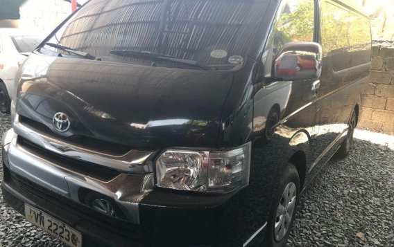 Black Toyota Hiace 2017 for sale in Manual