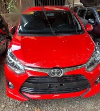 Sell Red 2018 Toyota Wigo at Manual Gasoline at 2800 km in Quezon City-6