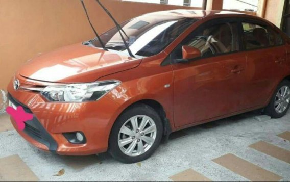 Orange Toyota Vios 2015 for sale in Las Piñas-5