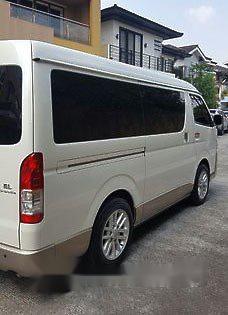 White Toyota Hiace 2016 Automatic Diesel for sale -5