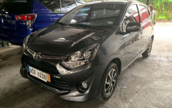 Gray Toyota Wigo 2018 Manual for sale 