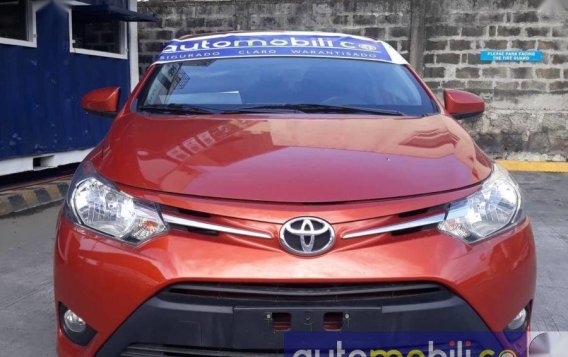 Selling Orange Toyota Vios 2017 Automatic Gasoline in Las Piñas