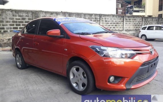 Selling Orange Toyota Vios 2017 Automatic Gasoline in Las Piñas-1