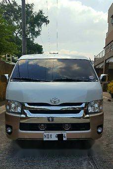 White Toyota Hiace 2016 Automatic Diesel for sale 
