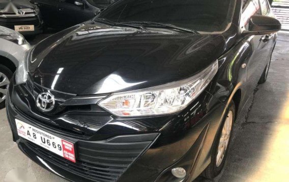 Sell Black 2019 Toyota Vios at Automatic Gasoline at 800 km in Quezon City