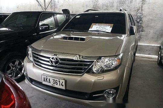 Selling Beige Toyota Fortuner 2015 in Automatic-1