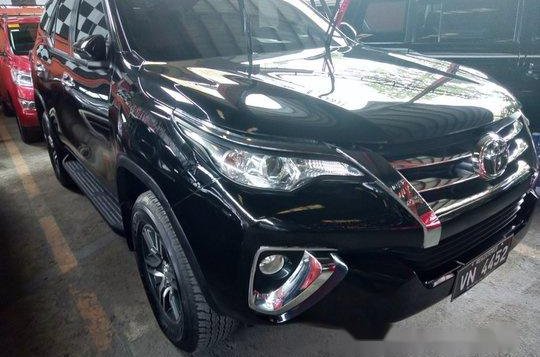 Black Toyota Fortuner 2017 for sale in Quezon City