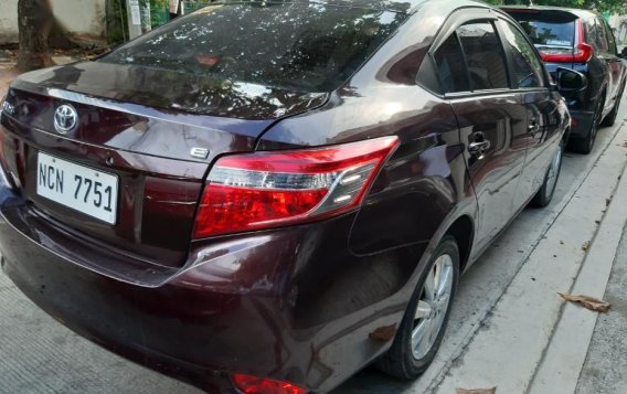 Red Toyota Vios 2017 Manual Gasoline for sale in Quezon City