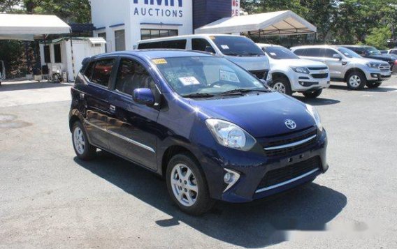 Blue Toyota Wigo 2016 Automatic Gasoline for sale in Muntinlupa-4