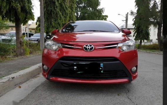 Selling Red Toyota Vios 2013 Automatic Gasoline at 88200 km in Santa Maria