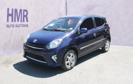 Blue Toyota Wigo 2016 Automatic Gasoline for sale in Muntinlupa