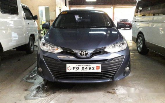 Blue Toyota Vios 2019 at 4000 km for sale in Makati-1