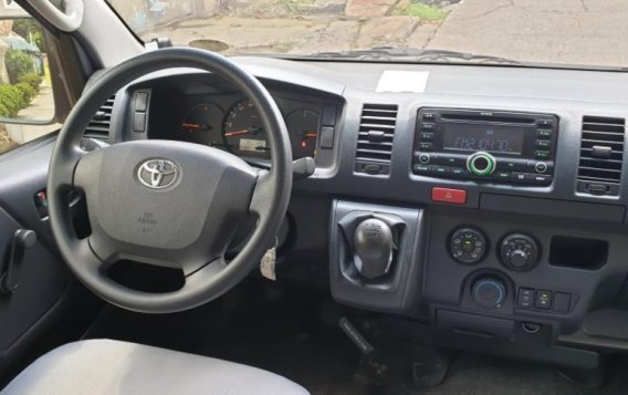 Selling White Toyota Hiace 2019 Manual Diesel at 10000 km in Quezon City-3