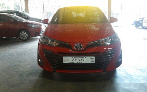 Selling Red Toyota Vios 2018 Manual Gasoline at 2000 km in Makati