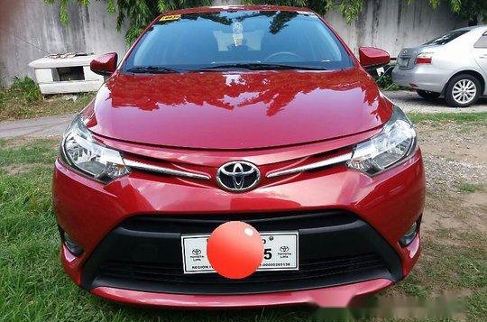 Selling Red Toyota Vios 2017 Manual Gasoline in Pasig