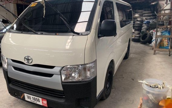 Selling White Toyota Hiace 2017 Manual Diesel at 20000 in Quezon City-1