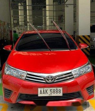 Red Toyota Corolla Altis 2014 Manual Gasoline for sale in Manila-1