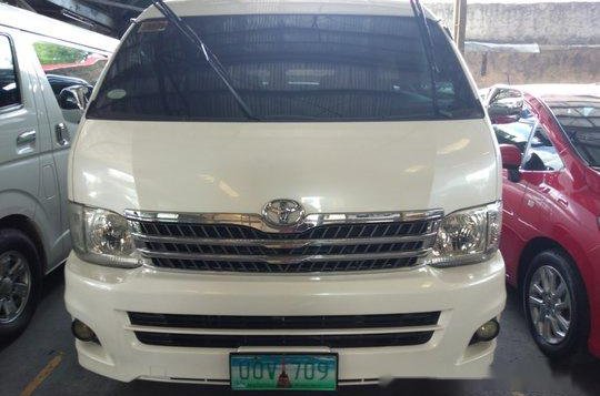 Sell White 2012 Toyota Hiace in Quezon City
