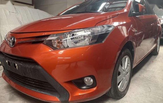 Selling Orange Toyota Vios 2015 Sedan in Quezon City