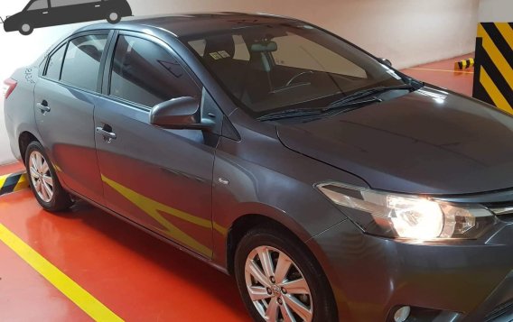 Grey Toyota Vios 2014 Sedan at 60000 km for sale in Manila-1