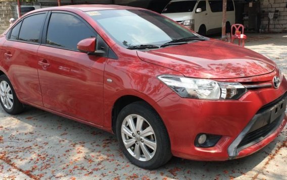 Sell Red 2017 Toyota Vios Manual Gasoline at 10000 km in Quezon City-2