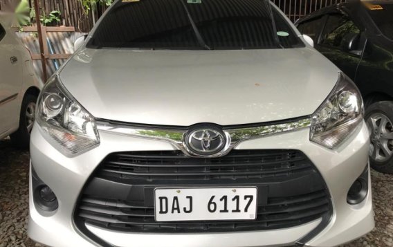 Silver Toyota Wigo 2019 for sale in Quezon City