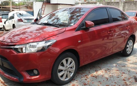 Sell Red 2017 Toyota Vios Manual Gasoline at 10000 km in Quezon City