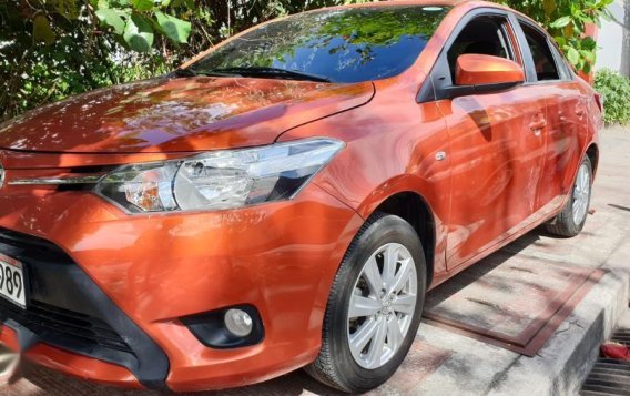 Selling Orange Toyota Vios 2015 in Quezon City