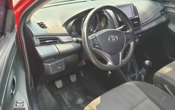 Sell Red 2017 Toyota Vios Manual Gasoline at 10000 km in Quezon City-1