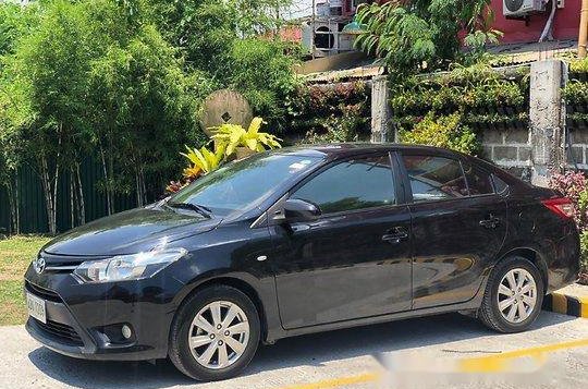 Black Toyota Vios 2016 Automatic Gasoline for sale -1