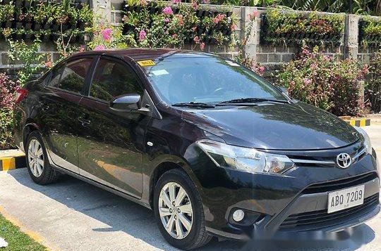 Black Toyota Vios 2016 Automatic Gasoline for sale 