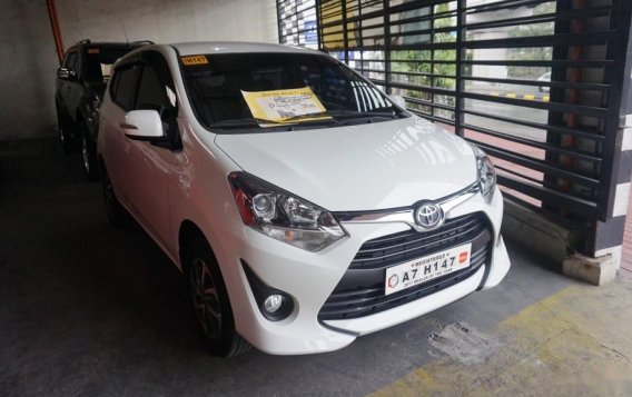 White Toyota Wigo 2018 for sale in Manila 