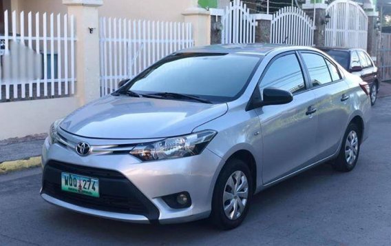 Silver Toyota Vios 2013 Sedan for sale in Manila -2