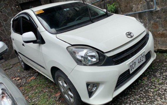 White Toyota Wigo 2017 for sale in Quezon City