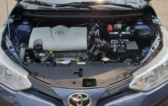 Blue Toyota Vios 2018 Manual Gasoline for sale in Quezon City