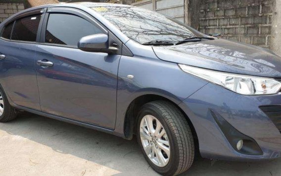 Blue Toyota Vios 2018 Manual Gasoline for sale in Quezon City-1