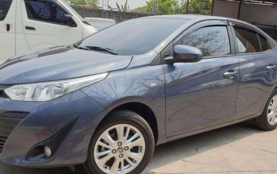 Blue Toyota Vios 2018 Manual Gasoline for sale in Quezon City-2