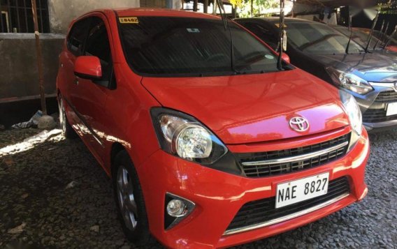 Red Toyota Wigo 2017 Automatic Gasoline for sale in Marikina