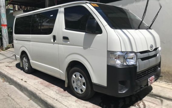 Sell White 2019 Toyota Hiace in Quezon City