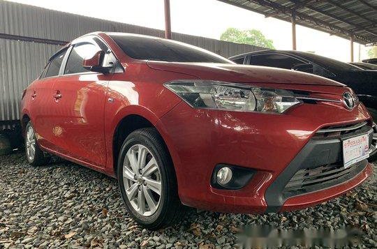 Red Toyota Vios 2018 at 5000 km for sale in Quezon City