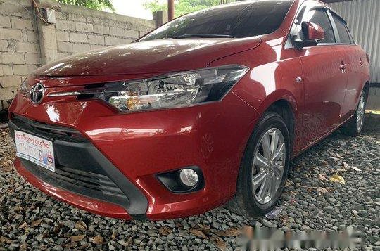 Red Toyota Vios 2018 at 5000 km for sale in Quezon City-1