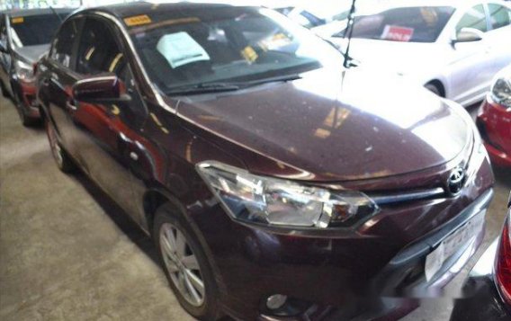 Red Toyota Vios 2017 Automatic Gasoline for sale in Makati