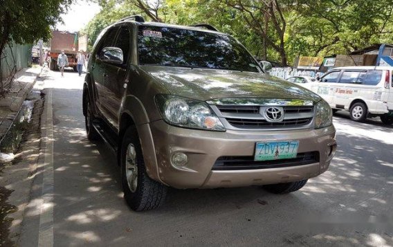 Sell Beige 2006 Toyota Fortuner Automatic Diesel at 80000 km in Quezon City