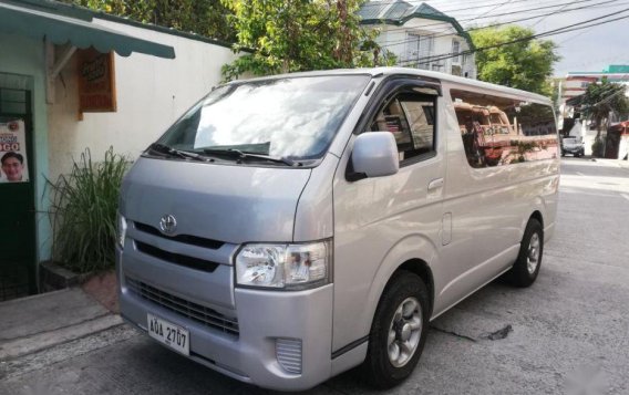 Selling 2nd Hand Toyota Hiace 2015 Manual Diesel at 80000 km in Pasig