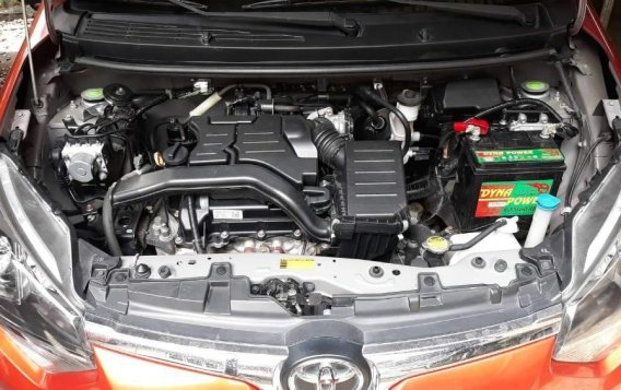 Orange Toyota Wigo 2019 Manual Gasoline for sale in Quezon City