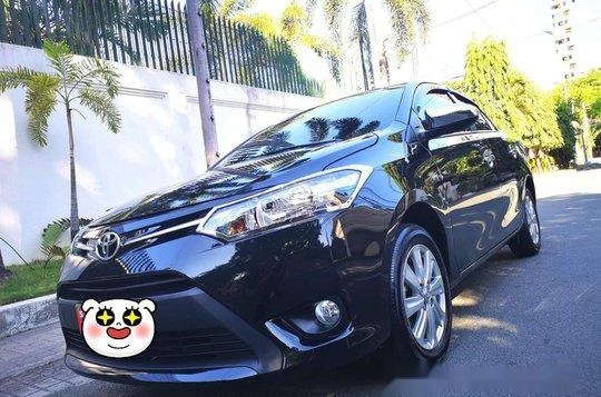 Black Toyota Vios 2017 Manual Gasoline for sale in Quezon City-1