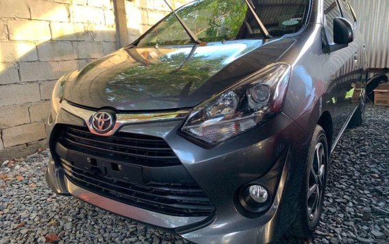 Gray Toyota Wigo 2019 for sale in Quezon City