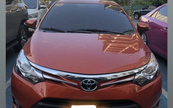 Orange Toyota Vios 2015 Sedan for sale in Makati-2